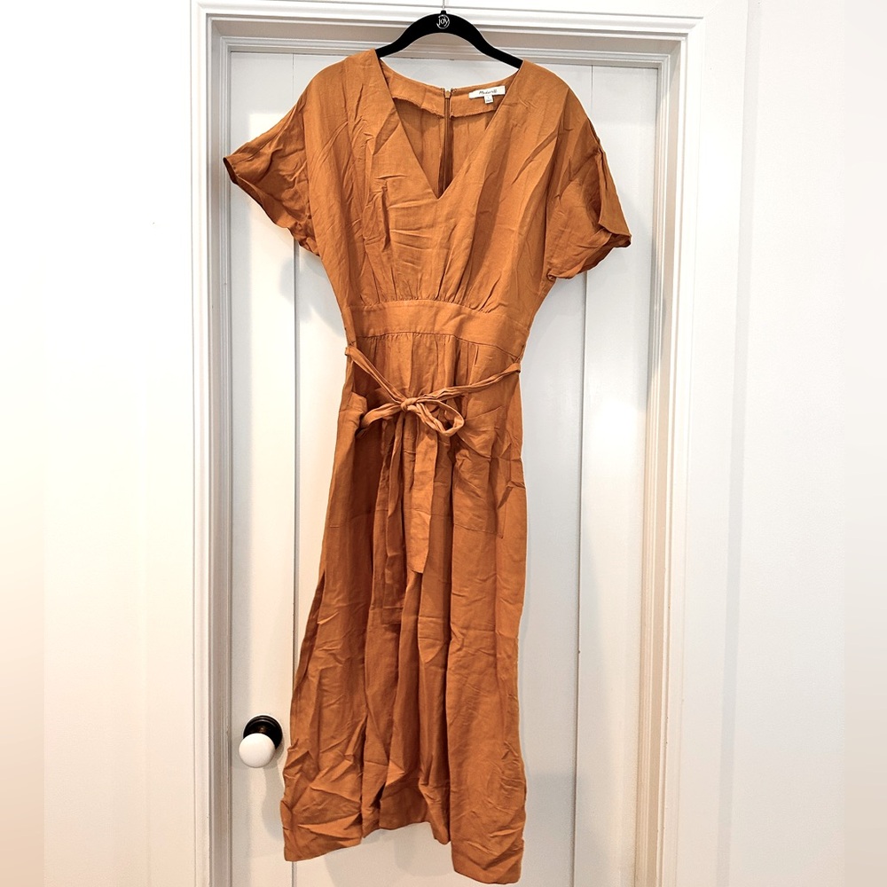 Madewell Linen Dress EUC